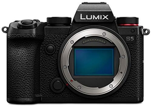 (中古品) パナソニック(Panasonic) フルサイズ ミラーレス一眼カメラ ルミックス S5 ボディ 小型 軽量モデル ブラック DC-S5-K
