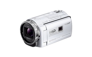 (中古品) SONY ビデオカメラ Handycam PJ540 内蔵メモリ32GB ホワイト HDR-PJ540/W