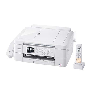 (中古品) ブラザー プリンター A4 インクジェット複合機 MFC-J998DN FAX 電話機 子機1台付き 有線・無線LAN 両面印刷 ADF