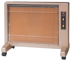(中古品) 遠赤外線 パネルヒーター 省エネ 日本製 【サンルミエ　キュート （パールゴールド） 】 暖房器具 電気ヒーター 遠赤外線ヒーター 遠赤外線暖房　＜メーカー＞