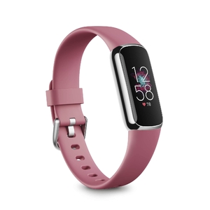 (中古品) Fitbit Luxe トラッカー オーキッド/プラチナ [5日間以上のバッテリーライフ/スマートウォッチ フィットネストラッカー]