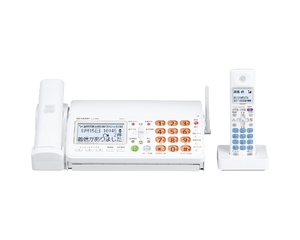 (中古品) シャープ デジタルコードレスFAX 子機1台付き 1.9GHz DECT準拠方式 UX-650CL