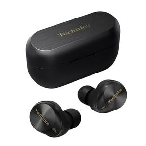 (中古品) テクニクス ワイヤレスイヤホン EAH-AZ80-K ブラック bluetooth ノイズキャンセリング 3台マルチポイント IPX4 LDAC対応 ハイレゾ音質再生 急速充電対応 アプリ対応