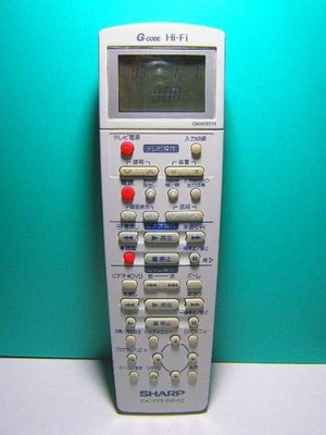(中古品) シャープ ビデオ・DVD・CDリモコン GA143TEV1