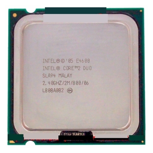 (中古品) コンピューター CPU CORE 2 DUO E4600 プロセッサ 2.40GHz 2M 800MHz デュアルコア ソケット 775 迅速な発送 アクセサリー