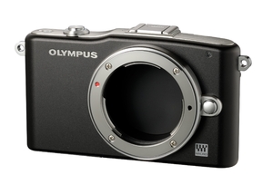 (中古品) OLYMPUS ミラーレス一眼 PEN mini E-PM1 ボディ ブラック E-PM1 BODY BLK