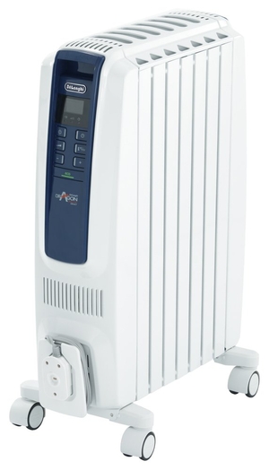 (中古品) デロンギ (DeLonghi) ドラゴンデジタルスマート オイルヒーター X字型フィン7枚 3~8畳用 QSD0712-MB