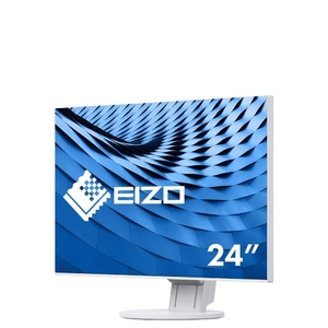 (中古品) FlexScan 60cm（23.8）型カラー液晶モニター FlexScan EV2451 ホワイト