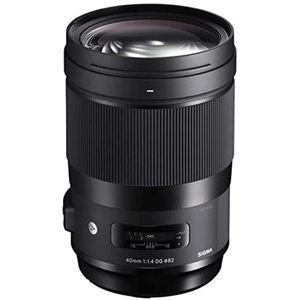 (中古品) シグマ(Sigma) SIGMA 単焦点標準レンズ 40mm F1.4 DG HSM | Art A018 SONY-Eマウント用 ミラーレス(フルサイズ)専用