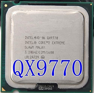 (中古品) Core 2 Extreme QX9770 qx9770 12M Cache, 3.2GHz, 1600 MHz FSB LGA775 Desktop CPU properly Desktop Processor