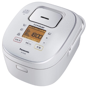(中古品) パナソニック 炊飯器 5.5合 IH式 大火力おどり炊き スノーホワイト SR-HX108-W