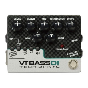 (中古品) TECH21 SANSAMP Ampeg style アナログ・シミュレーター DIボックス VT Bass DI 【国内正規品】