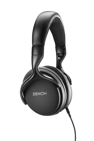 (中古品) デノン Denon AH-D1200 ヘッドフォン ハイレゾ対応 密閉ダイナミック型 オーバーヘッド リモートケーブル 付属 ブラック AH-D1200-BK