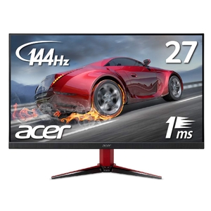(中古品) Acerゲーミングモニター VG271Pbmiipx 27インチ IPS 非光沢 1920x1080 フルHD 144Hz 400cd 1ms(VRB) Free-Sync HDMI DisplayPort