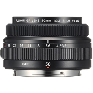(中古品) 富士フイルム(FUJIFILM) Gマウント 交換レンズ フジノン 単焦点 標準 50mm F3.5通し 防塵防滴耐低温 リニアモーター(静音) 絞りリング F GF50MMF3.5 R LM WR