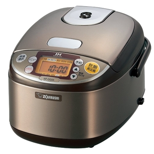 (中古品) 象印 炊飯器 3合 IH式 極め炊き ステンレスブラウン NP-GG05-XT