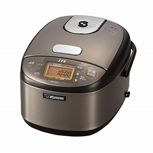 (中古品) 象印 IH炊飯ジャー 3合炊き 炊飯器 極め炊き NP-GV05-XT ステンレスブラウン