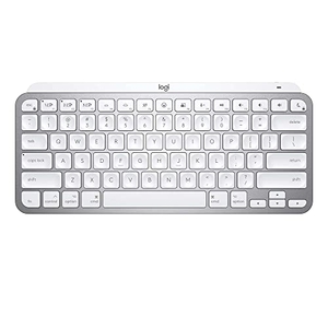 (中古品) Logicool MX KEYS mini for mac KX700MPG ミニマリスト ワイヤレス イルミネイテッド キーボード US配列 ペイルグレー 充電式 小型 薄型 bluetooth Logi Bolt Unifying非対応 USB-C-C mac iPad ios 無線 KX700 国内正規品