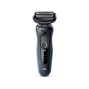 (中古品) ブラウン(Braun) 50-B1000S(ブルー) 密着シリーズ5 充電式シェーバー 3枚刃
