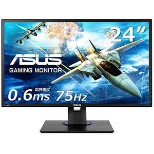 (中古品) ASUS ゲーミングモニター VG245HE-J 24インチ/フルHD/0.6ms/75Hz/HDMIx2/FreeSync/ブルーライト軽減/VESA対応/国内正規品