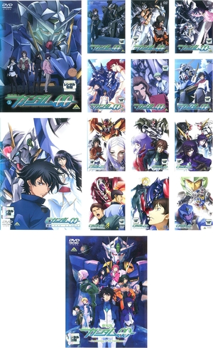 (中古品) 機動戦士ガンダム00 ダブルオー ファーストシーズン 全7巻 + セカンドシーズン 全7巻 + 劇場版 A wakening of the Trailblazer [レンタル落ち] 全15巻セット [マーケットプレイスDVDセット商品]