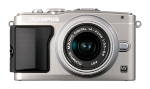 (中古品) OLYMPUS ミラーレス一眼 PEN Lite E-PL5 レンズキット シルバー E-PL5 LKIT SLV