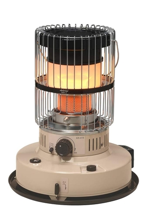 (中古品) 【トヨトミ】 対流形 石油ストーブ KR-47A (C) ベージュ ダブルクリーン レトロ おしゃれ【コンクリート17畳/木造11畳まで】