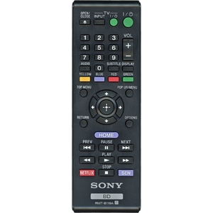 (中古品) Sony RMT-B119A交換用ブルーレイディスクプレーヤーBD用オリジナルリモコン。