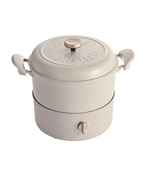 (中古品) BRUNO マルチグリルポット グレージュ サイズなし BOE065-ASGZ