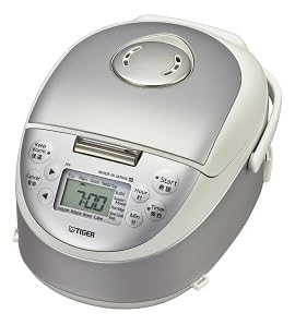 (中古品) 海外向け炊飯器IH ３カップ 220V仕様 タイガー JPF-A55W ＷZ(サテンホワイト）日本製