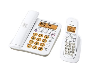 (中古品) シャープ 電話機 コードレス 親機コードレス 子機1台 JD-G56CL
