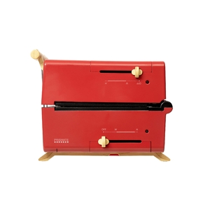 (中古品) PRISMATE（プリズメイト）グリルホットサンドメーカー 3種のプレートと楽しく使えるレシピブック付 PR-SK033 (RD(レッド))