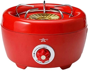 (中古品) Aladdin アラジン ポータブルガスカセットコンロ ヒバリン レッド SAG-HB01 R
