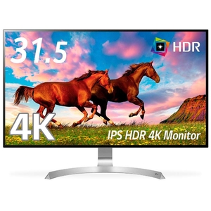 (中古品) LG モニター ディスプレイ 32UD99-W 31.5インチ/4K(3840×2160)/HDR対応/IPS非光沢/USB Type-C、HDMI×2、DisplayPort/スピーカー搭載/高さ調節、ピボット対応