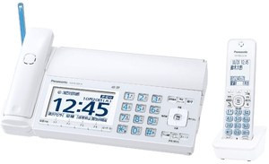 (中古品) パナソニック おたっくす デジタルコードレスFAX 子機1台付き 迷惑電話対策機能搭載 ホワイト KX-PZ720DL-W
