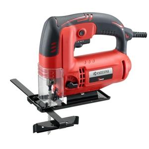 (中古品) 京セラ(Kyocera) 旧リョービ ジグソー J-6500V 619243A 【曲線切りから切り抜き加工、直線切り、円弧切り等、幅広く使用できる】 切断能力 (木材)65mm・(軟鋼板)6mm・(傾斜切断)左右0~45°オービタル機構で直線カットに有効