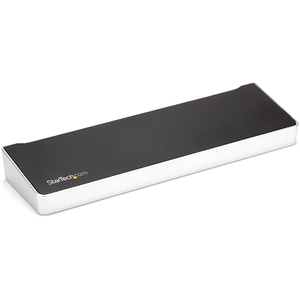 (中古品) StarTech.com ドッキングステーション／USB Type-C （USB 3.1）&amp; USB-A ／トリプルモニタ／4K DisplayPort &amp; HDMI／60W USB PD／4x USB-A、1x USB-Cハブ／GbE／USB Type-Cハブ／Windows &amp; MacBook Pro DK30CH2DPPD