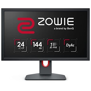 (中古品) ベンキュージャパン BenQ ZOWIE XL2411K ゲーミングモニター (24インチ/Full HD/TN/144Hz/1ms/DyAc/小さめ台座/OSDメニュー/指一本で高さ調整)