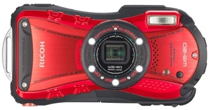 (中古品) RICOH 防水デジタルカメラ RICOH WG-20 レッド 防水10m耐ショック1.5m耐寒-10度 RICOH WG-20RD 08078