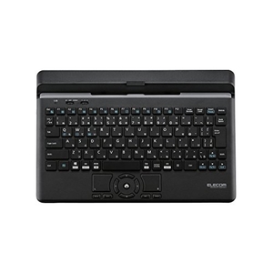 (中古品) エレコム キーボード Bluetooth マルチデバイス (Windows、Mac、iOS、Android対応) ポインティングデバイス付 スタンド付 有線接続可 ブラック TK-DCP03BK
