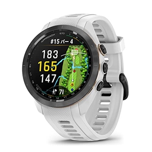 (中古品) ガーミン(GARMIN) Approach S70 42mm White AMOLED(有機EL)ディスプレイ搭載 ゴルフウォッチ GPSマップ Suica対応 バーチャルキャディ 010-02746-20 【日本正規品】 49,908円