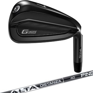 (中古品) ピン G710 ゴルフ アイアンセット ALTA DISTANZA BLACK 40 5本 2020年 メンズ PING