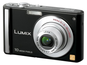 (中古品) パナソニック デジタルカメラ LUMIX (ルミックス) ブラック DMC-FS20-K