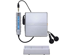 (中古品) SHARP　シャープ　MD-ST600-S　シルバー系　ポータブルMDプレーヤー　MDLP対応　（MD再生専用機/MDウォークマン）