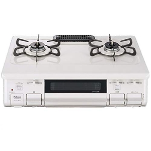(中古品) パロマ ガスコンロ PA-S42H-L ガステーブル 都市ガス用 左大バーナー ホワイト
