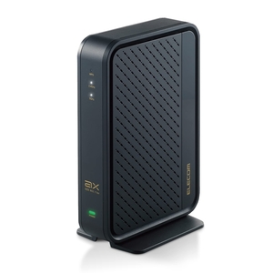 (中古品) エレコム 無線LANルーター Wi-Fi6対応 4804+574Mbps 11ax DXアンテナ監修内蔵アンテナ搭載 ワイドバンド5GHz 160MHz対応 ブラック WRC-X5400GS-B