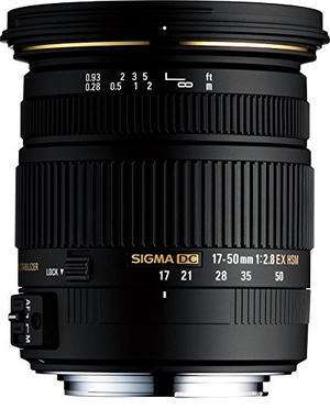 (中古品) シグマ(Sigma) SIGMA 標準ズームレンズ 17-50mm F2.8 EX DC OS HSM キヤノン用 APS-C専用 583545
