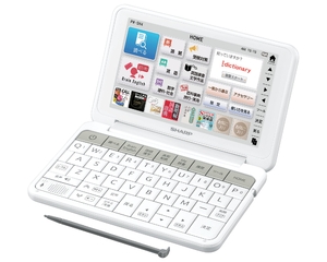 (中古品) シャープ カラ—電子辞書 Brain 高校生モデル ホワイト系 PW-SH4-W 6,315円