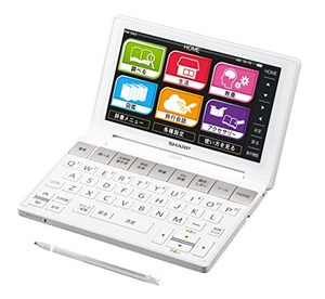 (中古品) シャープ カラー電子辞書Brain 生活総合モデル ホワイト系 PW-SA2-W