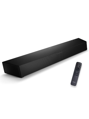 (中古品) Philips(フィリップス) サウンドバー スピーカー テレビ用 200Wハイパワー フロントサラウンド サブウーファー 搭載 リモコン付属 テレビ/パソコン/スマホ HDMI Bluetooth 対応 TAB5706